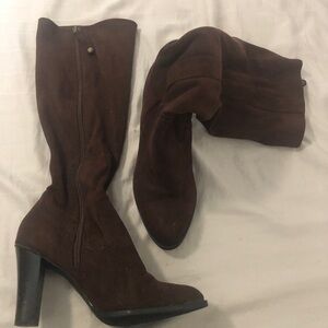 Elegant Brown Knee-High Boots